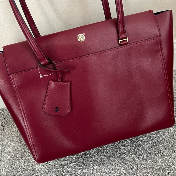 Tory Burch Parker large tote zip top tote NWT leather - Picture 4 of 11